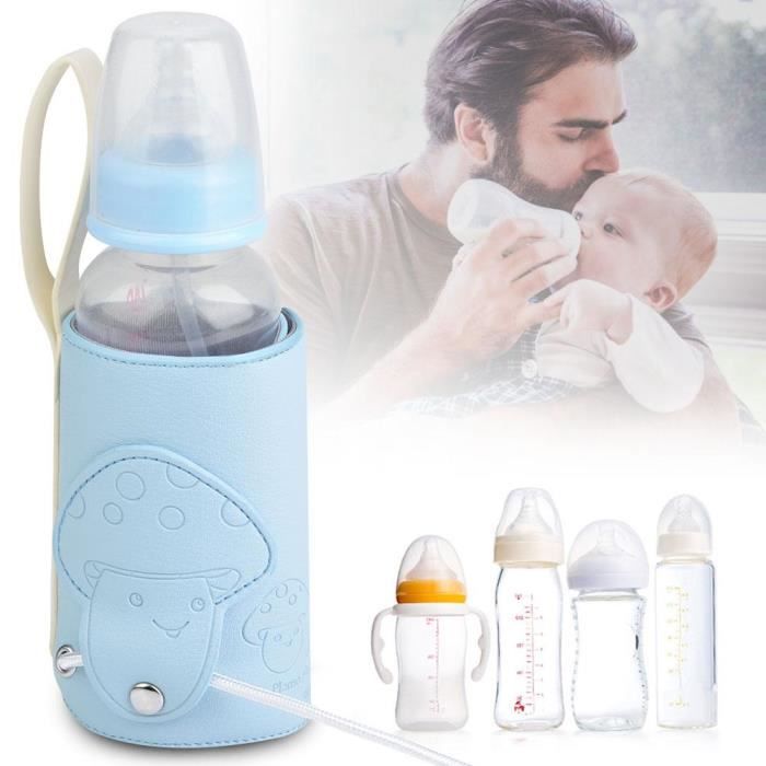 Chauffe-biberon Chauffe-biberon USB Chauffe-biberon Rechargeable par USB Chauffe-biberon Pour bébé Chauffe-biberon portable Rose Pour l/'extérieur Avec thermostat Chauffe-biberon