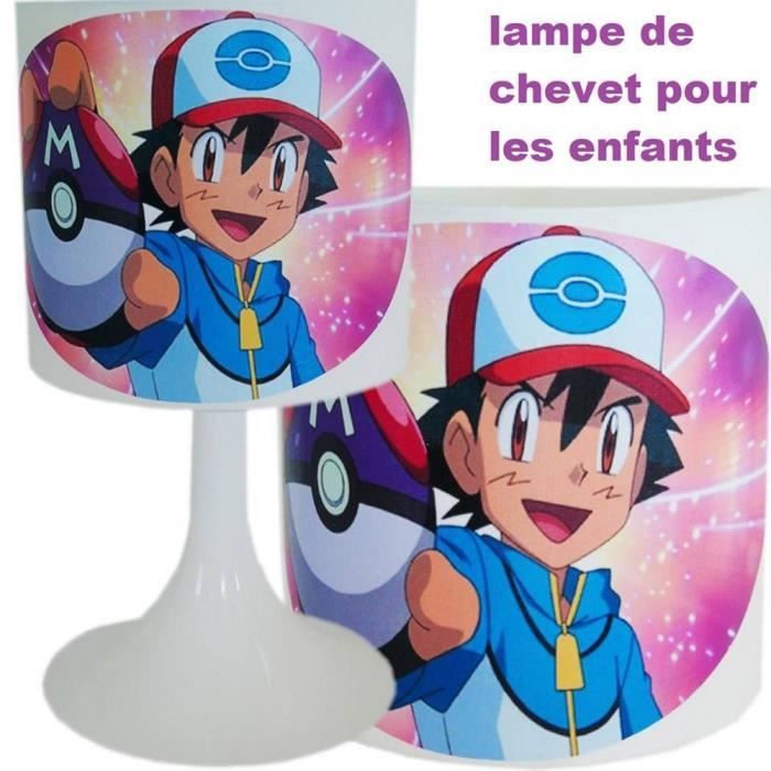 2 Lampe de chevet de création Lampe à poser enfant Pokemon Pikachu