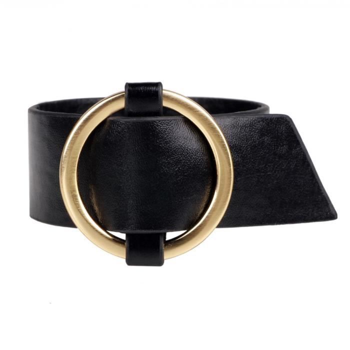 Ceinture Large Cuir Camel Femme Cdiscount