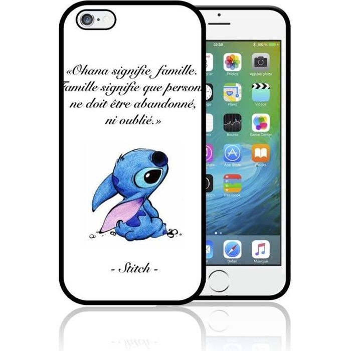 coque iphone 7 stitch rose