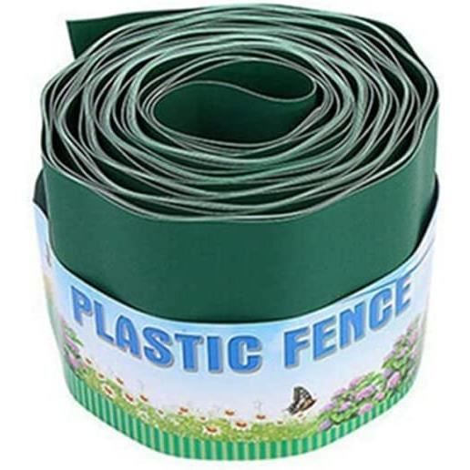 Bordure De Jardin 5m X 4cm - Flexible Et Noire Avec Clous | Pour Pelouse, Parterres Et Allées