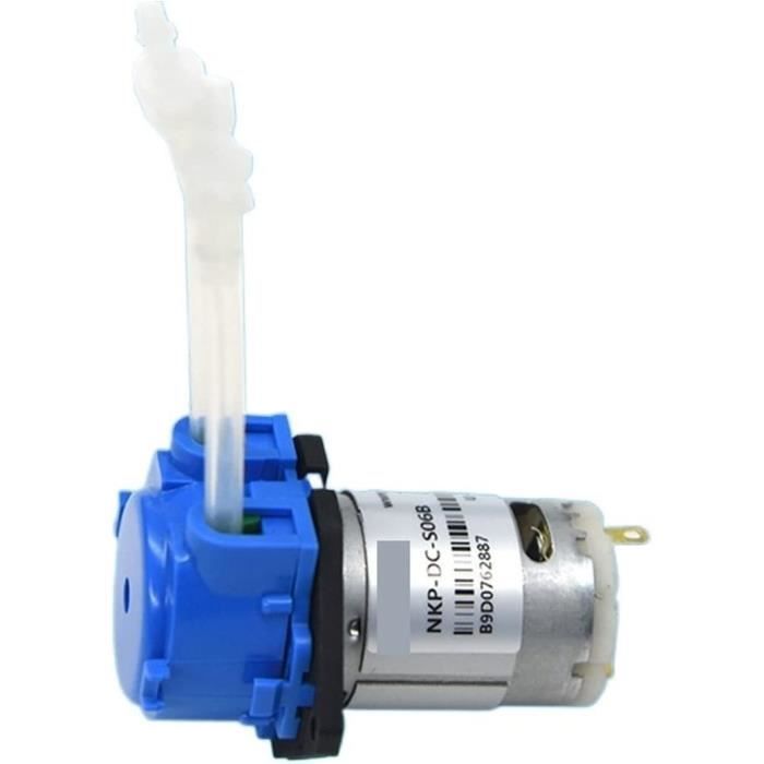 Pompe Péristaltique Micro DC 6V - Pour Aquarium, Labo, Pharmacie - Débit Réglable 0-150 Ml/min