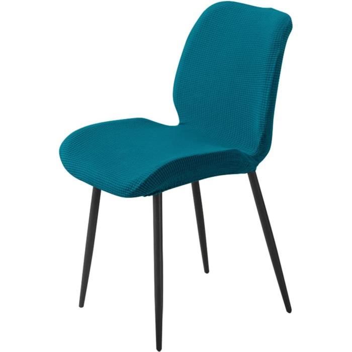 Housse De Chaise De Salle à Manger - 4 Pièces - Velours Extensible - Protection Anti-taches Et Anti-griffures