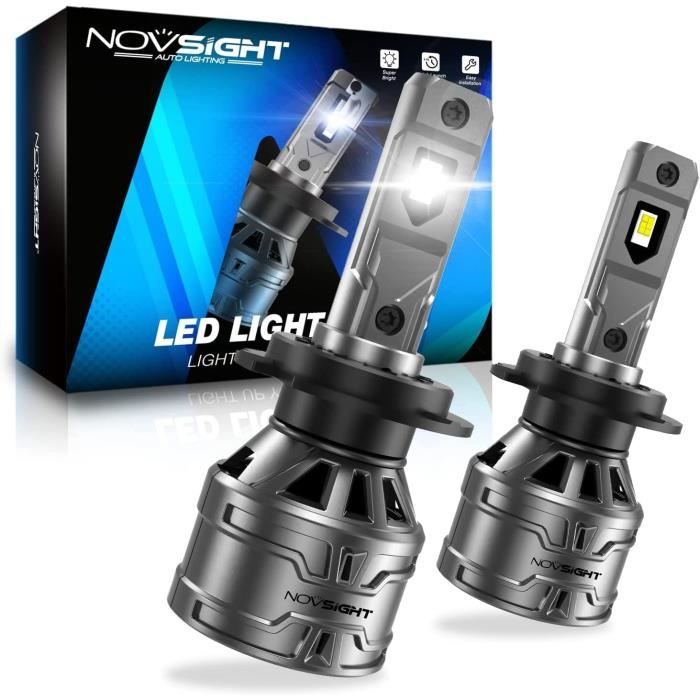 Ampoule H7 LED,300% lumière blanche forte Phares pour Voiture et Moto,  12000LM Ampoules LED Extérieures,Ampoules Auto de A289 - Cdiscount Maison