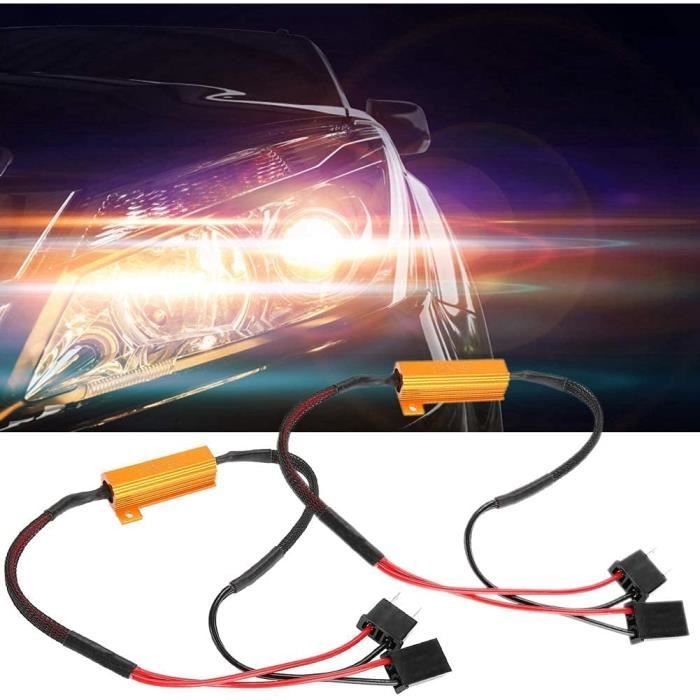 4 Résistances Clignotants LED Moto 12V - Adaptateur Charge Universel Pour Éviter Erreurs