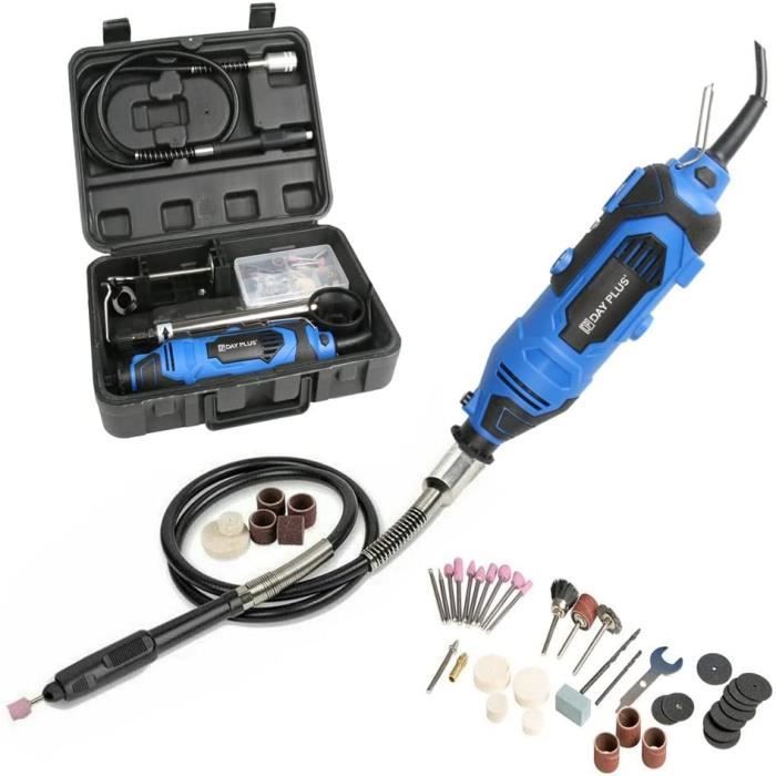 Dremel 3000 Outil Rotatif Multifonction 130W Avec 2 Adaptations Et 25 Accessoires, Vitesse Variable 10000-33000 Tr/min Pour Découper, Poncer, Percer