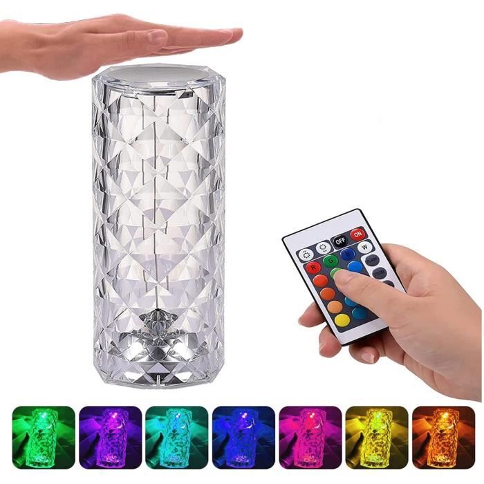 XQDSP Lampe de Table en Cristal à Double Abat-Jour en Cristal Verre doré Chambre à Coucher Lampe de Chevet décorative châssis 