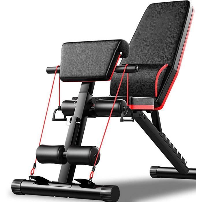 Banc De Musculation Réglable Pliable – Développé Couché, Abdominaux, Dos, Multifonction Maison