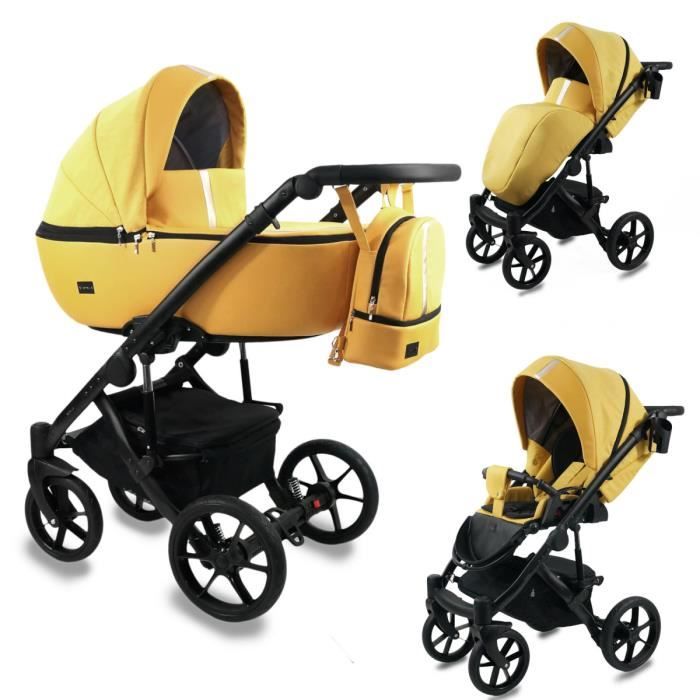 Poussette 3 en 1 set siège auto pour bébé isofix selection Air by SaintBaby Yellow 3en1 avec siège auto pour bébé