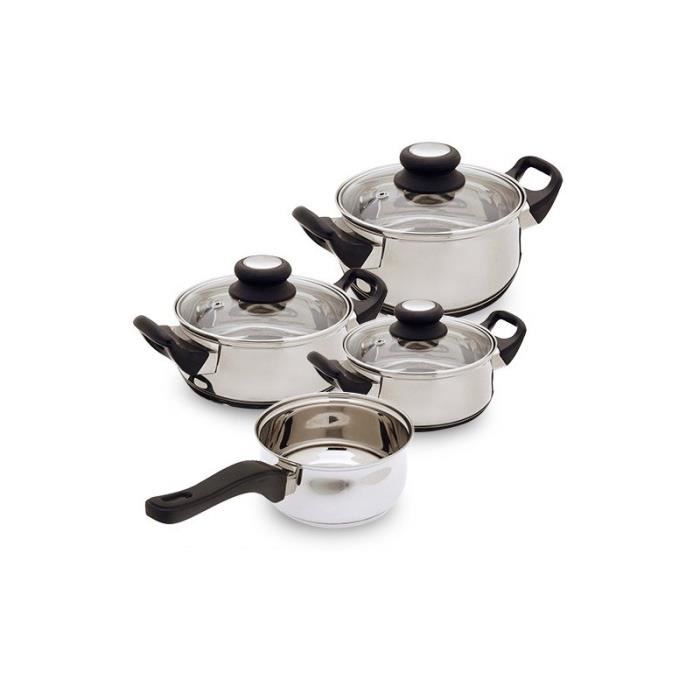 Batterie de Cuisine en Acier Inoxydable (7 pièces) Cdiscount Maison