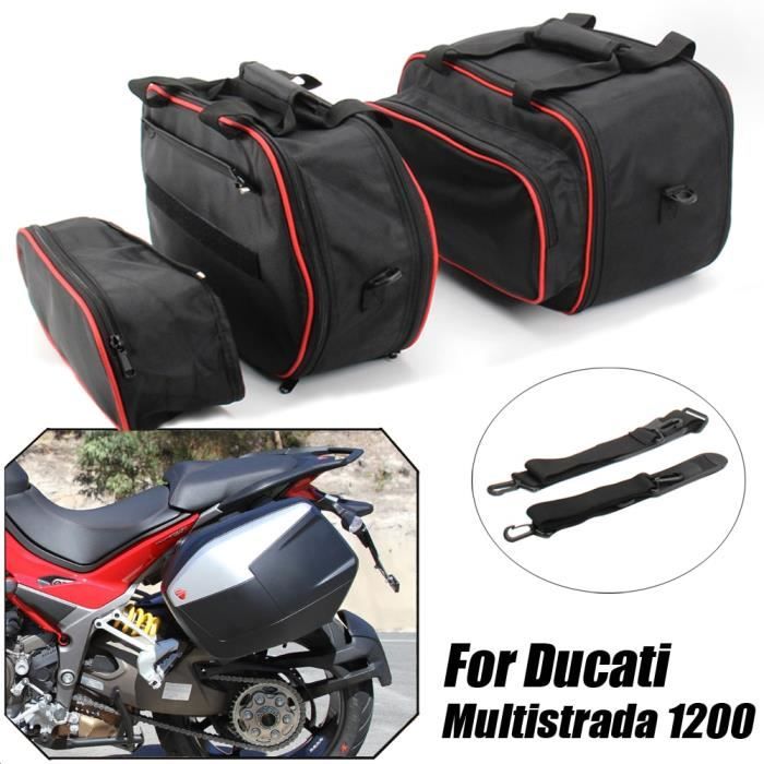 Sac Intérieur Topcase Ducati Multistrada 1260/950/S - Bagtecs 47L Polyester Hydrofuge