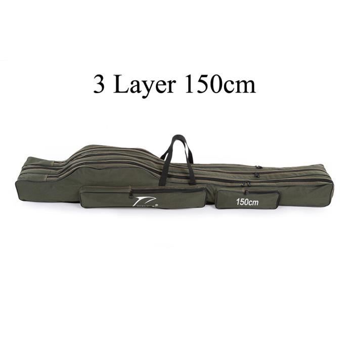 Sac De Pêche Pliable Lixada - 100 à 150cm, Tissu Oxford Résistant