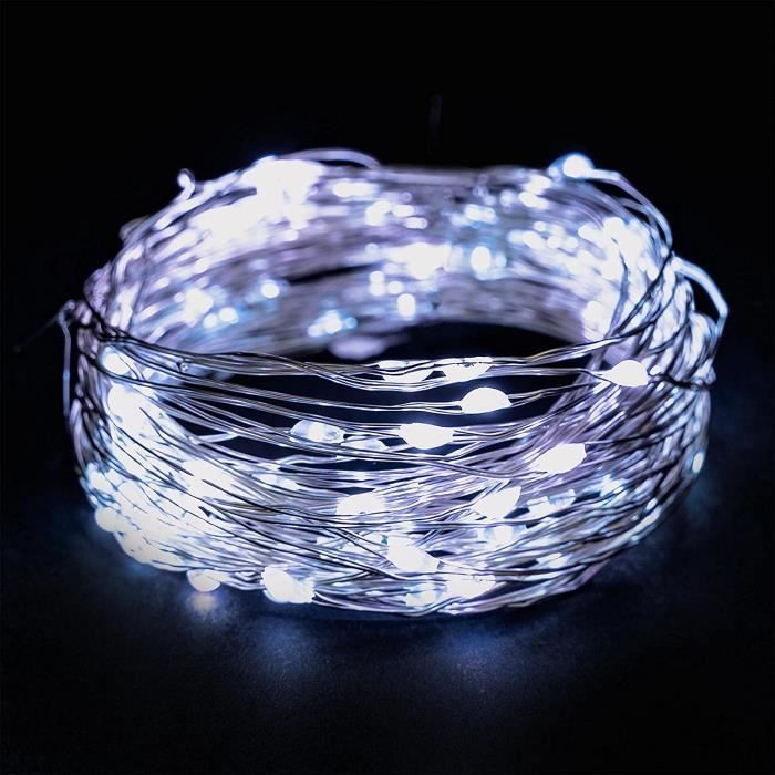 HENGMEI Guirlande Lumineuse En Fil De Cuivre 80M Avec Connecteur