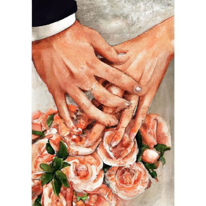 Bimkole 5D Diamond Painting DIY Kits Pot Fleur Chaise, Peinture D'art