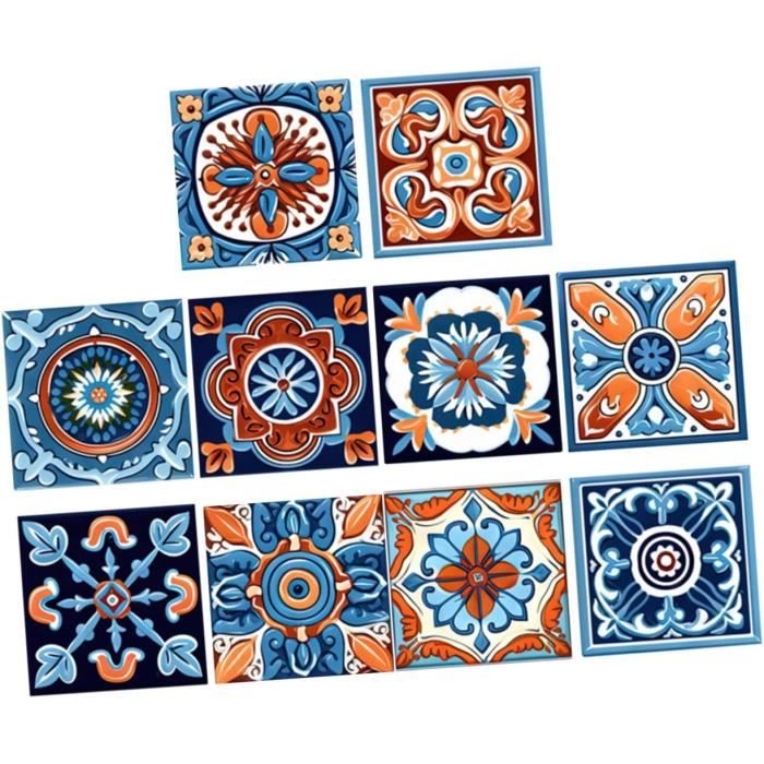 Autocollants Imperméables - INF - Mosaïque 3D - 30 Pièces - 10x10 Cm