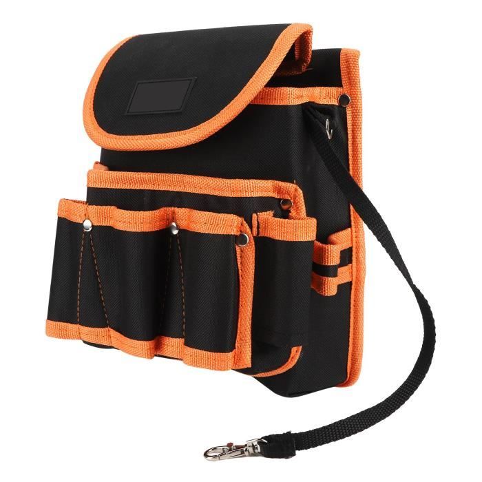 Organisateur d'outils, sac de taille de rangement d'outils avec ceinture  réglable Sac à outils multi-poches facile à entretenir