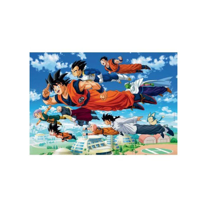 Puzzle Adulte Dragon Ball Z Vole Son Goku - San Goten - Piccolo - Krilin - 1000 Pieces - Collection Manga - Super Héros