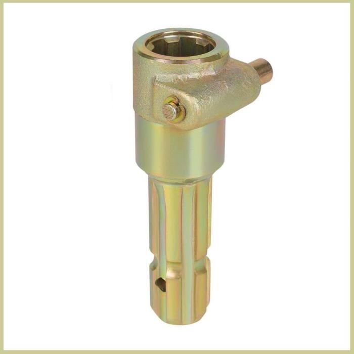 Adaptateur D'extension De Prise De Force Tracteur - 1-3/8" 6 Cannelures Femelle/mâle, Version Améliorée, Compatible Jusqu'à 70 Ch