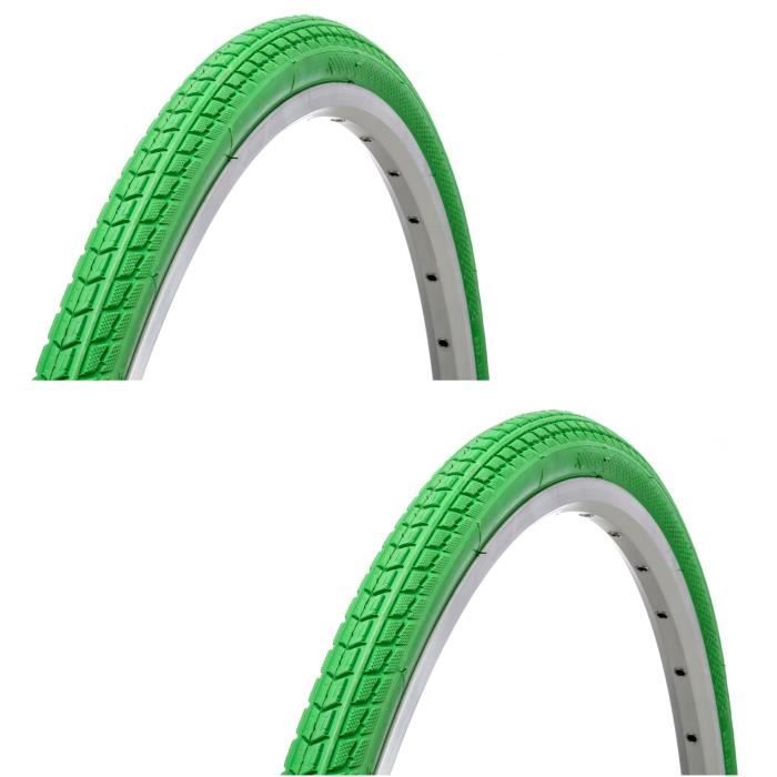 2x PNEU VELO 28" x 1.5 VERT ETRTO 40622 VTT VTC TREKKING VILLE pneus vélo 28 pouces Cdiscount