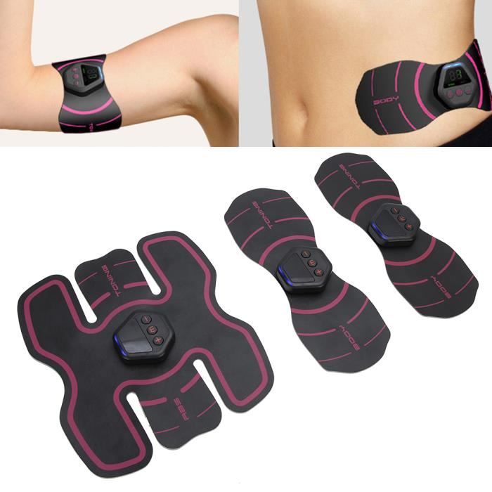 WHITE - stimulateur électrique des muscles abdominaux, appareil