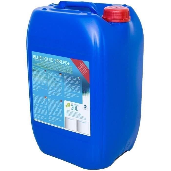 Bidon de 20 litres de solution de nettoyage aqueuse pour fontaine biologique, non-toxique et ininflammable
