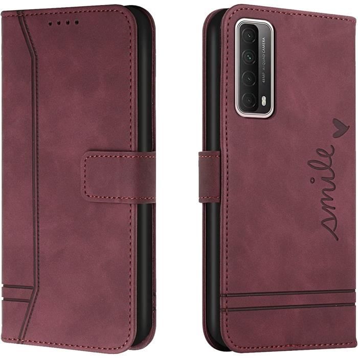 Cover Portafoglio Con Supporto Per Huawei P Smart 2021 / Y7A / Honor 10X Lite - Pelle PU Magnetica