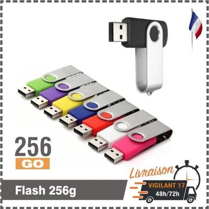 TEMPSA Clé USB 3.0 Rotatif U Disk Haute Vitesse Mémoire Stick