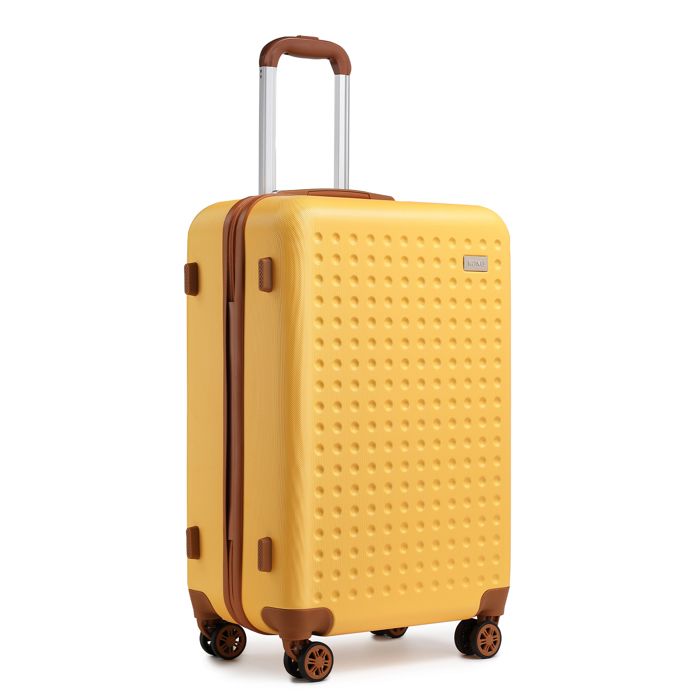 Lot De 4 Valises Rigides ABS – Bagage Cabine 50 Cm + 61 Cm + 71 Cm + Vanity – Serrure TSA, Roulettes 360°, Léger & Résistant Rayures