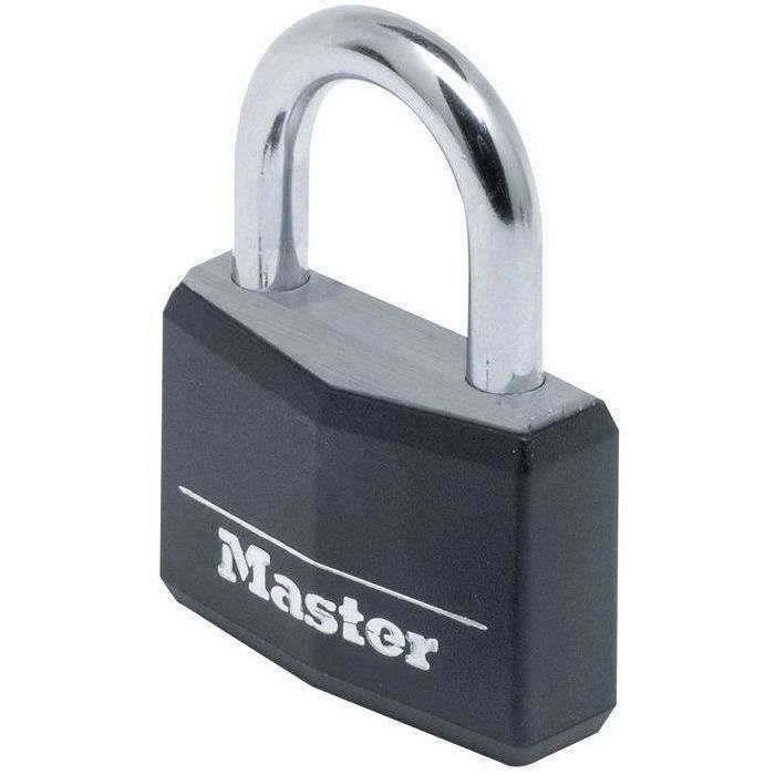 Cadenas - MASTER LOCK - Aluminium - 40 mm - Anse en acier trempé - Cylindre à 4 goupilles Cadenas - MASTER LOCK - Aluminium - 40 mm - Anse en acier trempé - Cylindre à 4 goupilles