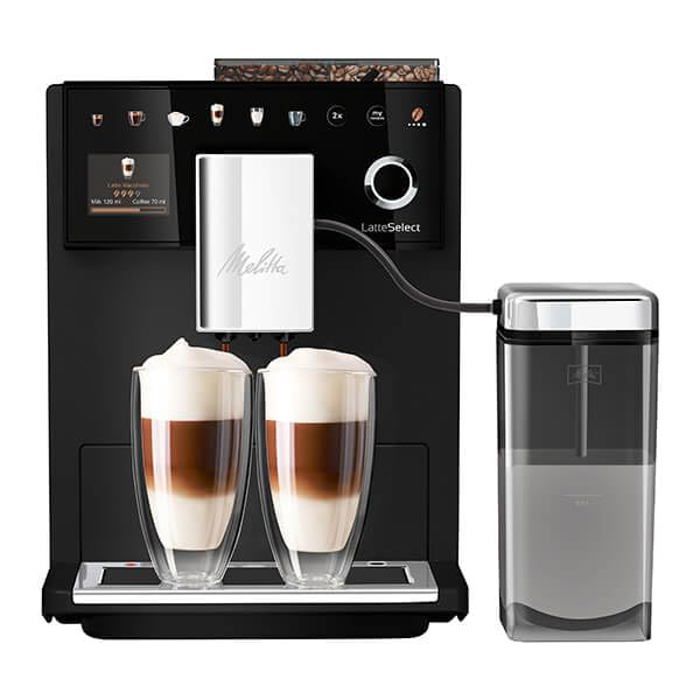 Machine à café MELITTA Latte Select F630 212 Acier inoxydable 18
