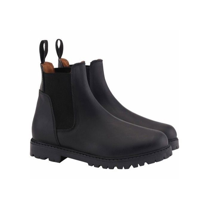 Bottes D'Équitation Happy Boot USG - Taille 43 Noir - PVC Imitation Cuir - Imperméables - Extra Larges