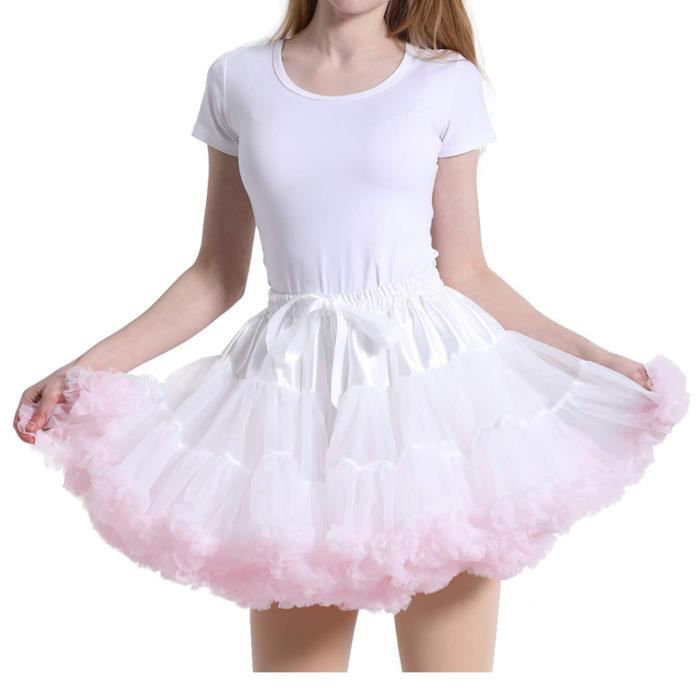 Demi-combinaison / Sous-jupe Modal Lacets Extensible Floral - Taille 34 - Neuf