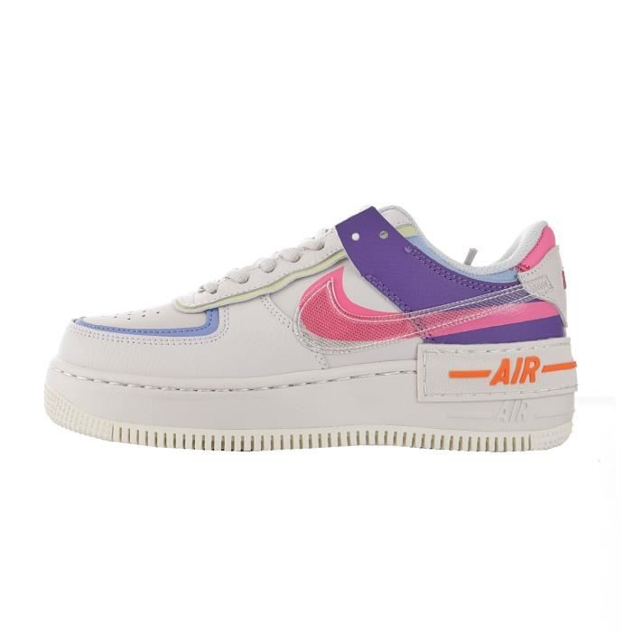 Baskets Nike WMNS Air Force 1 Shadow Femme Rose Rose Rose - Cdiscount  Chaussures