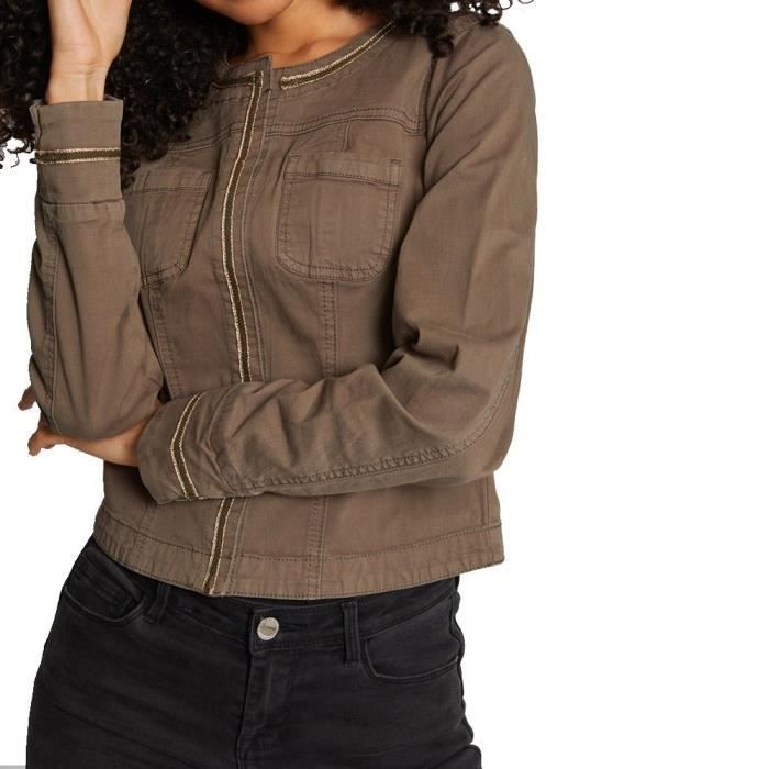 Veste Kaki Femme Cdiscount