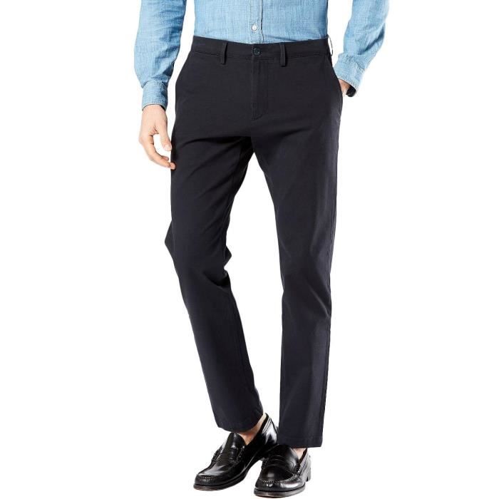 Pantalon Dockers Smart 360 Chino Marine Homme Blue Cdiscount