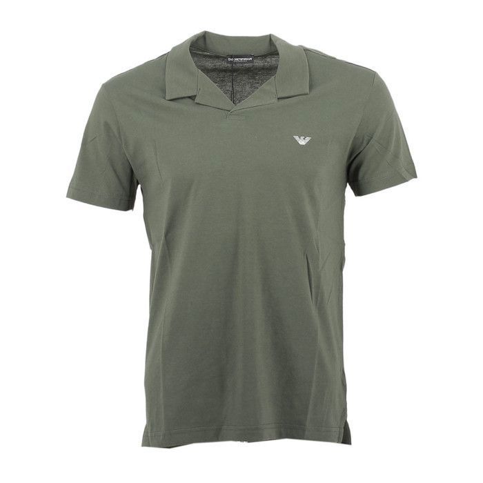 Polo coton à logo brodé - Emporio armani - Homme