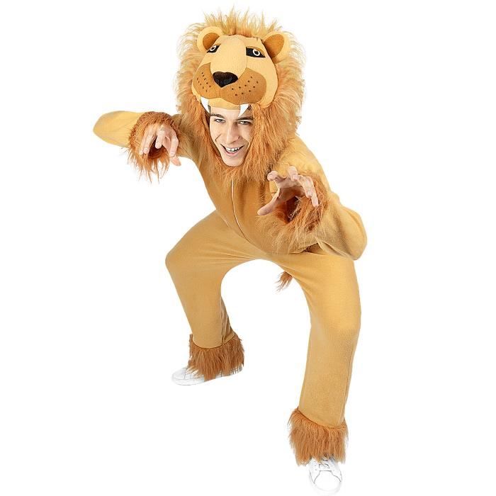 Set Déguisement Lion Adulte Et Enfant – Oreilles, Queue Et Pattes Pour Cosplay Et Fêtes