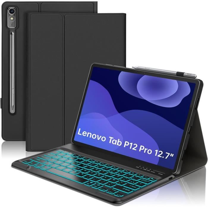 Clavier Pour Lenovo Idea Tab Pro 12.7 2025,Coque Clavier Pour Lenovo
