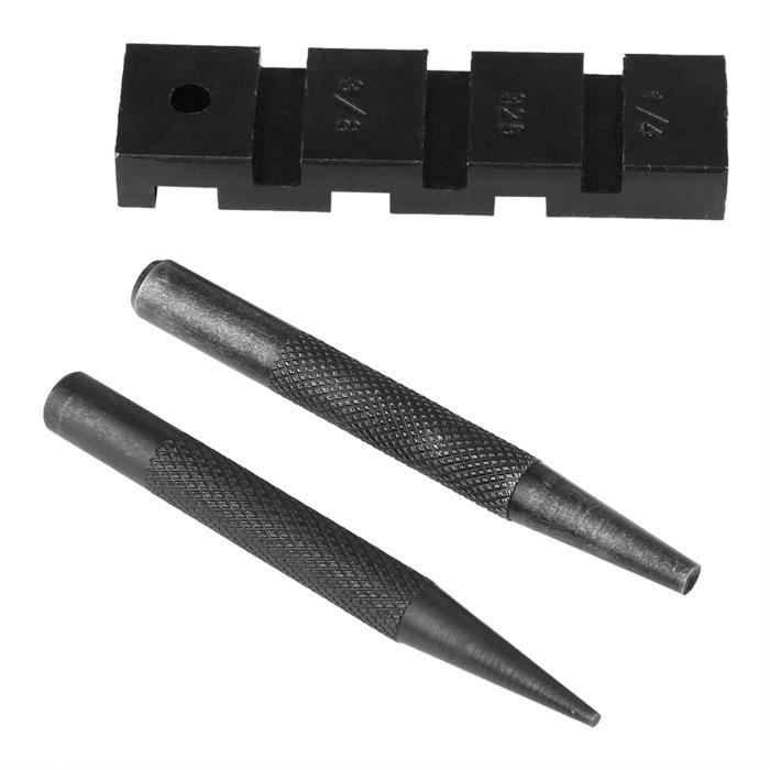 Kit De Réparation De Chaîne De Tronçonneuse - Démontage Et Rivetage Portable - Acier Carbone
