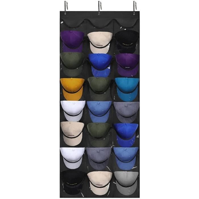 Porte De Casquette, Support Mural Pour Casquettes De Base-ball, Rangement Pour Casquettes Pour Armoire Mur