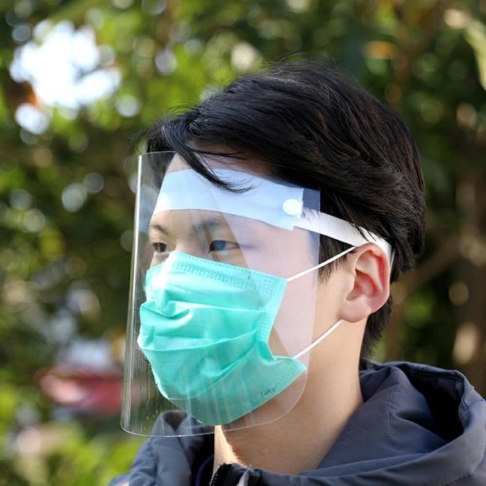 Lot De 10 Visières De Protection Transparentes - Anti-Gouttes Et Anti-Poussière, Réutilisables Avec Bandeau Élastique