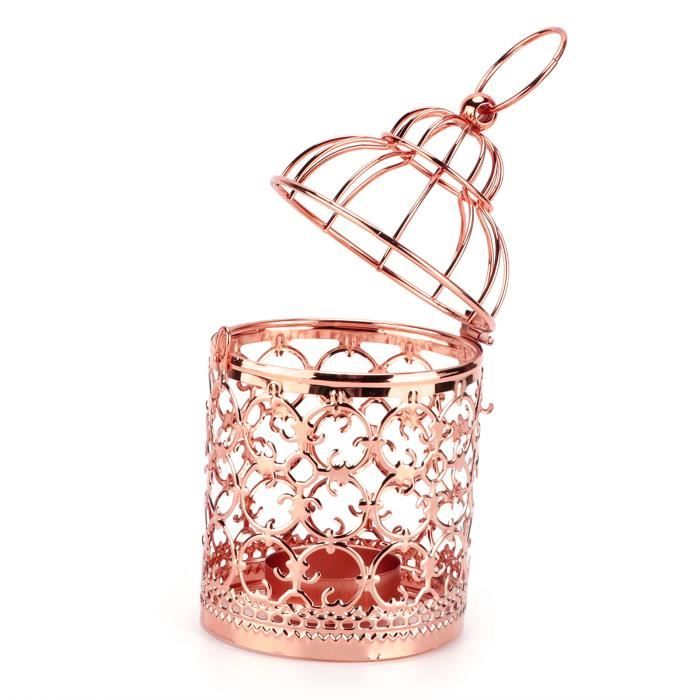 Lot De 2 Bougeoirs En Métal En Forme De Feuille De Fer Pour Salon