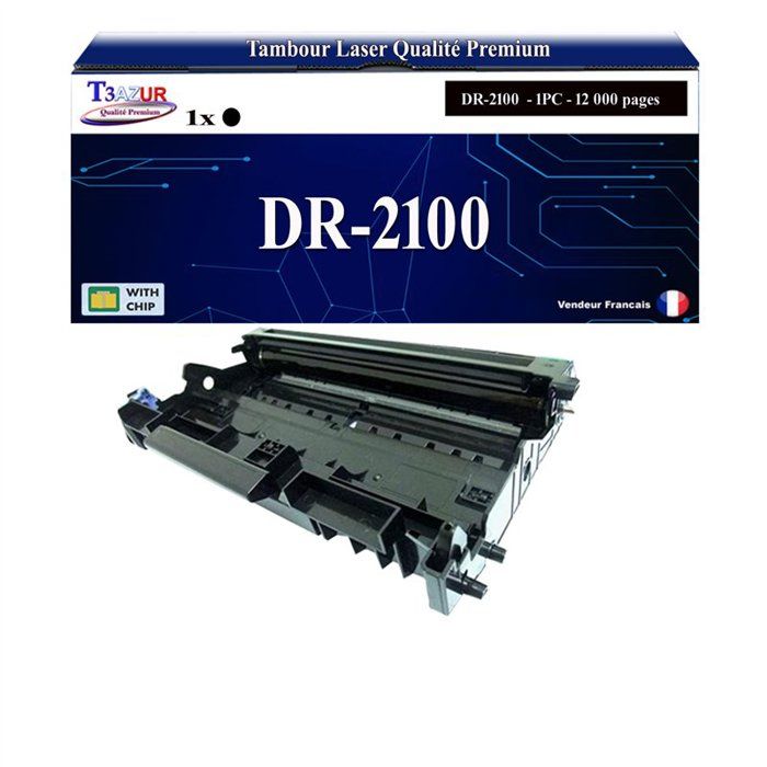 DR 2100 DR 2120 Drum Tamburo Compatibile Nero Per Brother Hl 2150n 7426831658303 - Foto 2