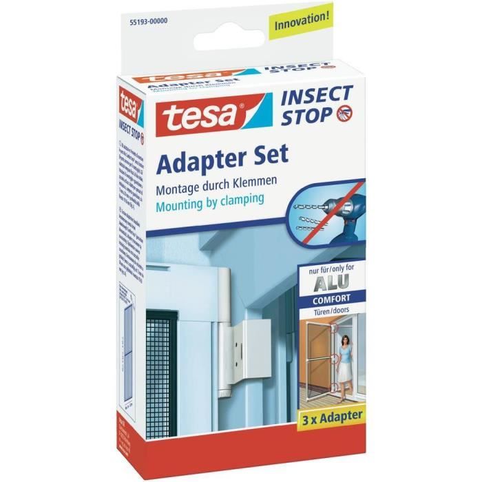 1,70 m x 1,80 m Tesa Moustiquaire COMFORT pour fenêtre