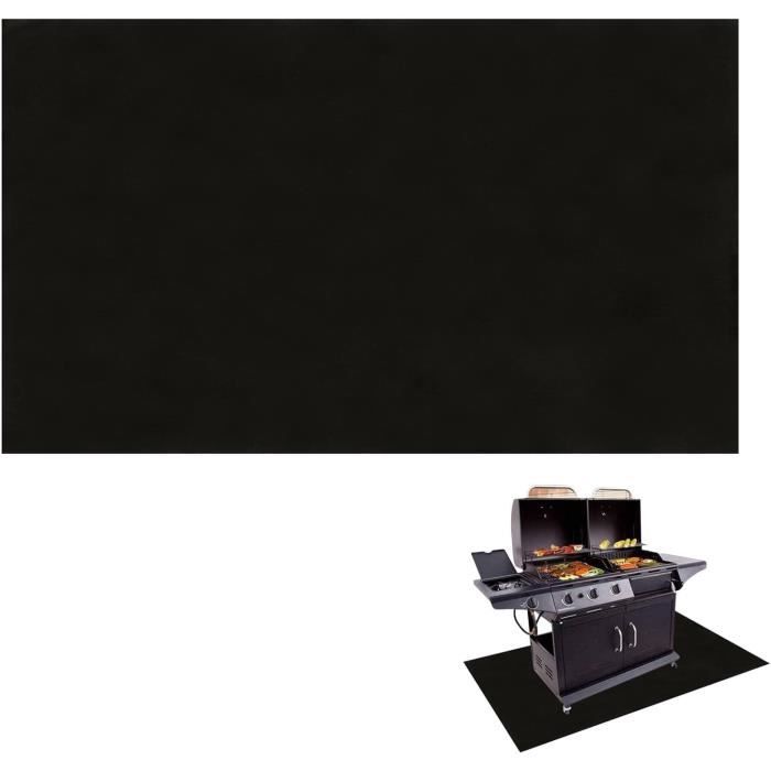 Tapis De Brasero De 99 X 99 Cm – Tapis Ignifuge Pour Isolation De Terrasse En Bois, Tapis