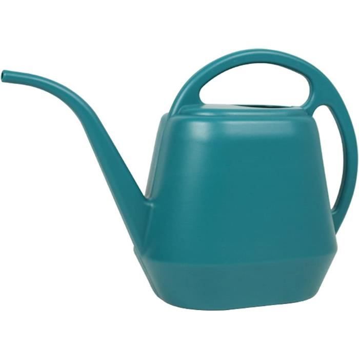 Arrosoir Décoratif 4 Litres - Plastique Léger - Long Bec Pour Arrosage Précise - Pour Plantes D'Intérieur, Bonsaï, Jardin (Gris)