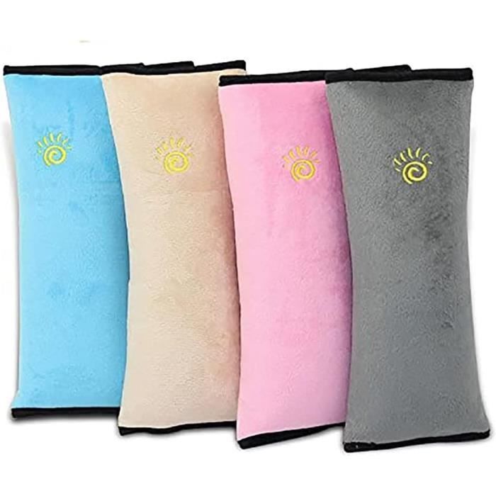 Lot De 2 Coussins Pour Ceinture De Sécurité Boxiki Travel - Confort Et Protection Enfant & Adulte