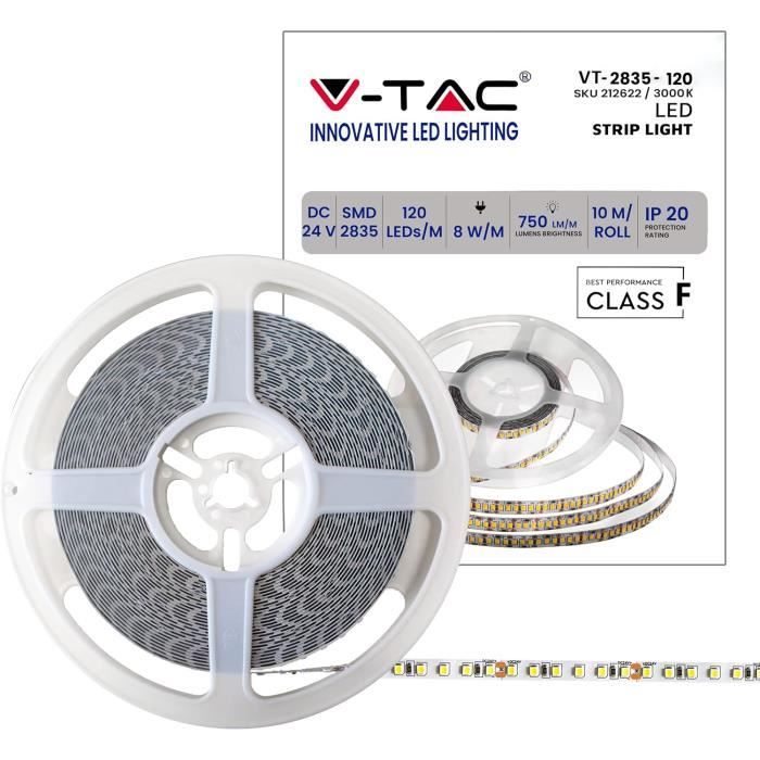 Ruban Led Bobine De 10 Mètres 7,5 W Au Mètre Ruban Lumineux Smd 2835 ...