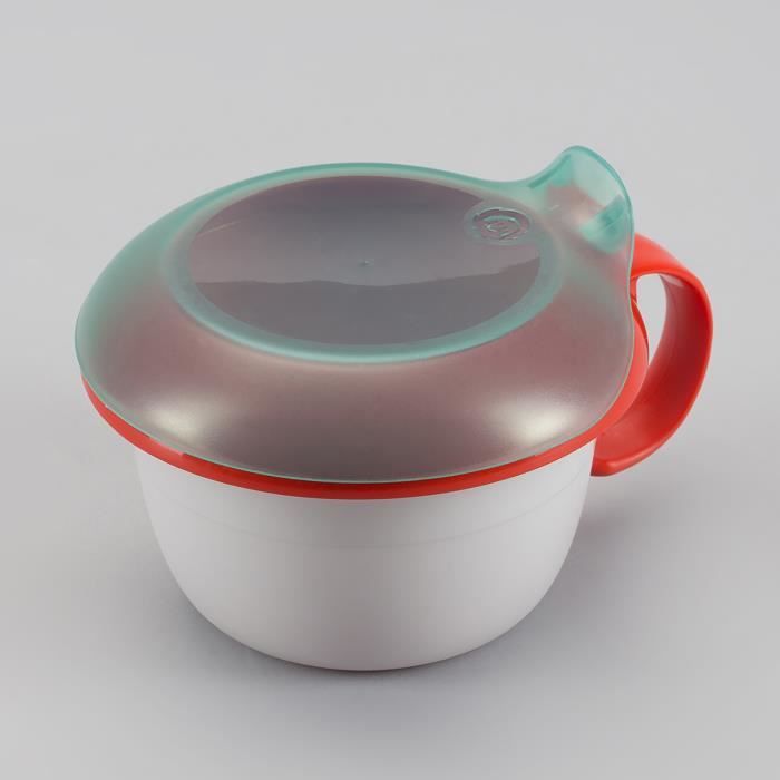 Bol Alimentaire Avec Couvercle Ventilé Et Poignée - 940 Ml - Micro-ondes, Lave-vaisselle Et Congélateur - Rose