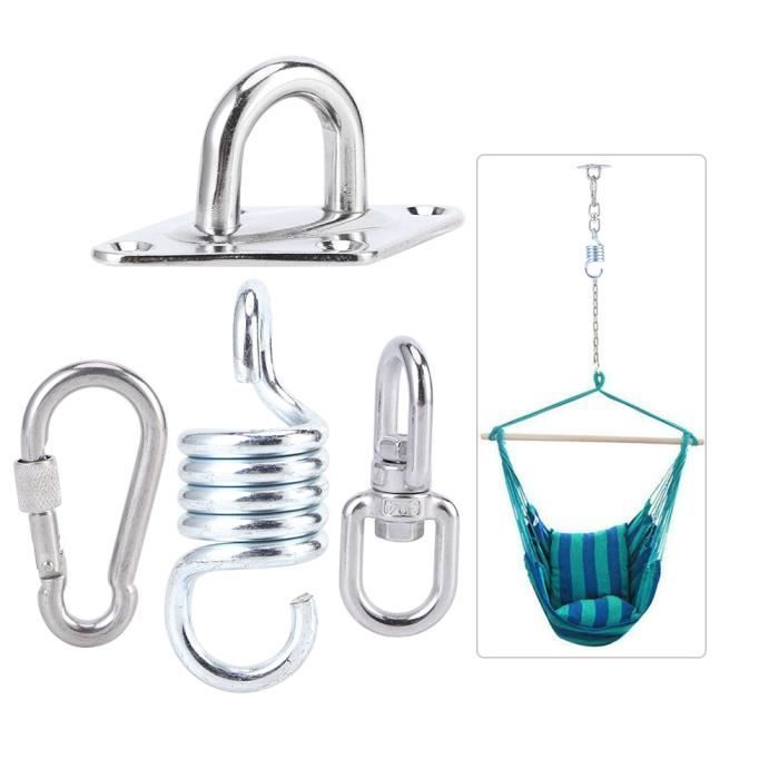 Ressort De Balançoire Galvanisé NAJDER - 5x100 Mm, 10 Spires - Pour Hamac, Chaise Suspendue, Amortir Vibrations